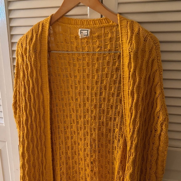 Mo:Vint Golden Open Knit Women's Cardigan Boho - Picture 5 of 7